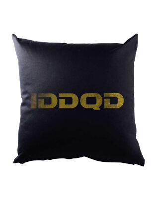 Iddqd Dekokissen Fun Nerd Geek Code Cheat Gamer Games Gaming Computer Game