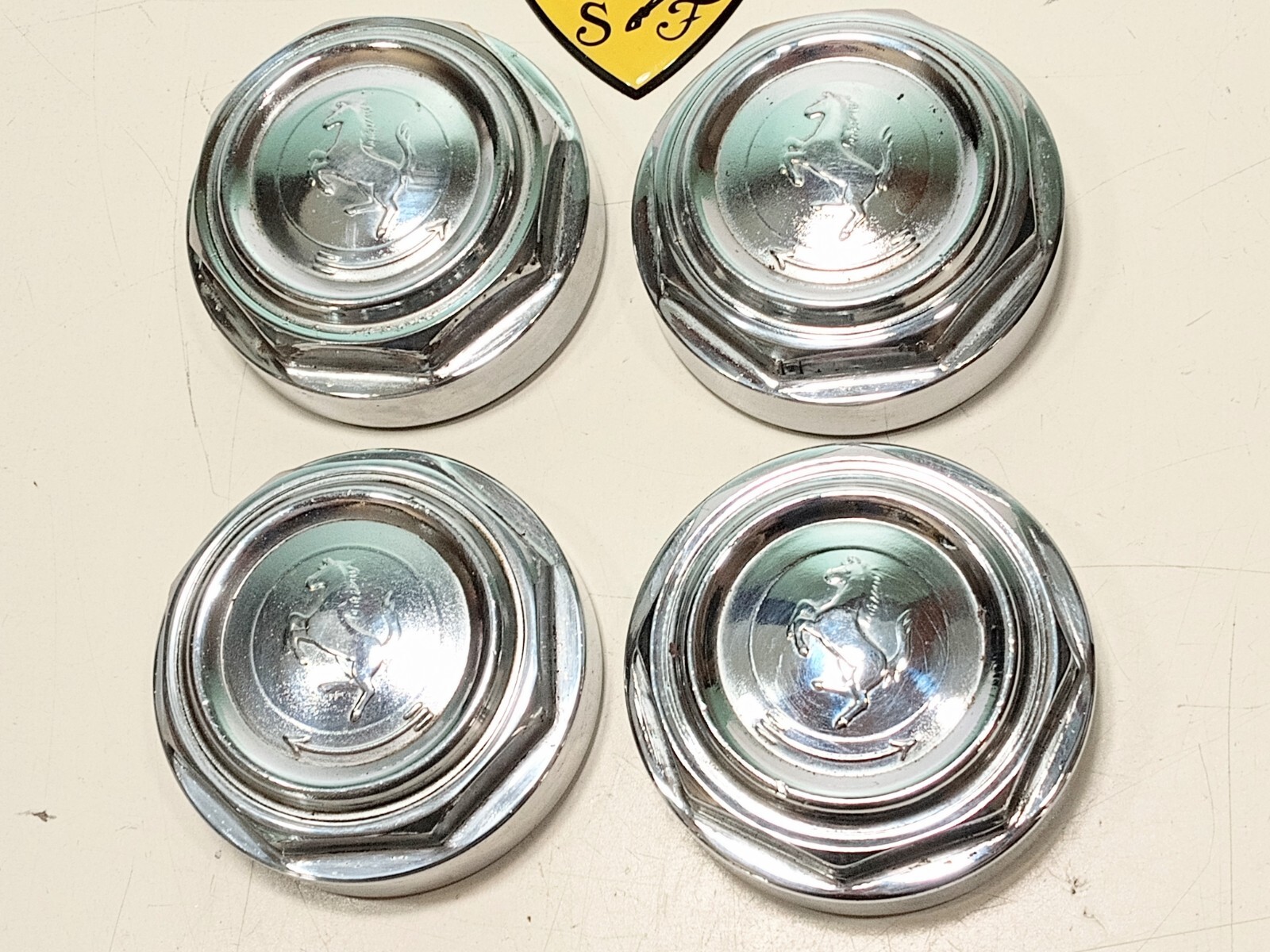 Ferrari 512 BB Berlinetta Boxer Wheel Knock Off Nuts_512 BBi_42 Rudge_4_GENUINE