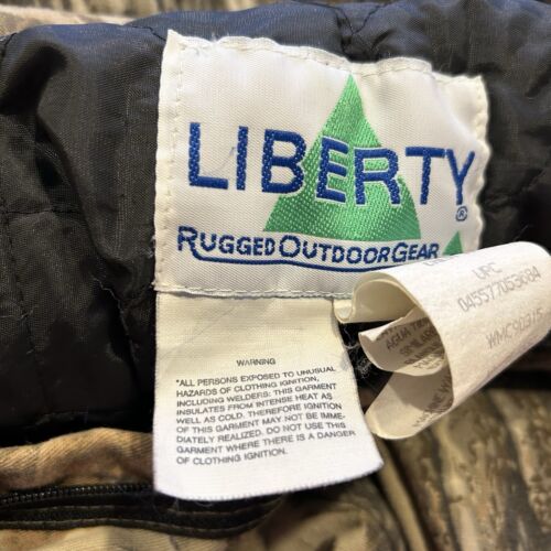 VTG Liberty Camouflage Hunting Cotton Coveralls Realtree Coveralls Men's M Tall - Picture 11 of 12