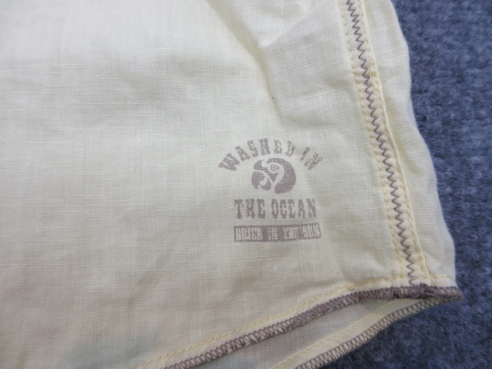 Margaritaville Shirt Mens 2XL XXL Yellow Button Up Casual Outdoors Lightweight - Image 3 of 4