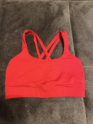 red lululemon bra