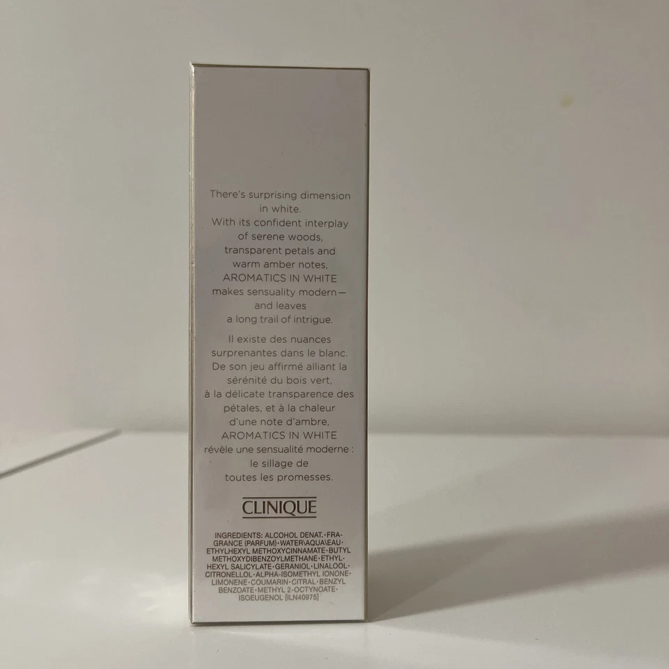 Clinique AROMATICS In White Eau De Parfum 1.7 oz 50 ml Spray AB3 - Image 2 of 3