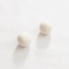 Set of 2 Wool Dryer Balls XL Organic New Zealand Natural Fabric Laundry Softener