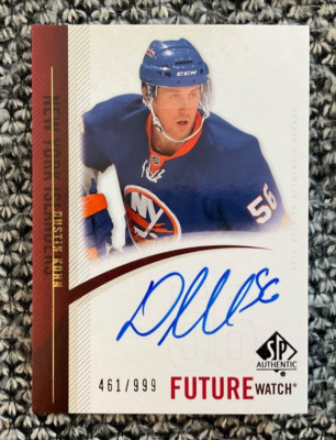 2010-11 DUSTIN KOHN SP AUTHENTIC FUTURE WATCH AUTO ROOKIE CARD #265 NYI #/999