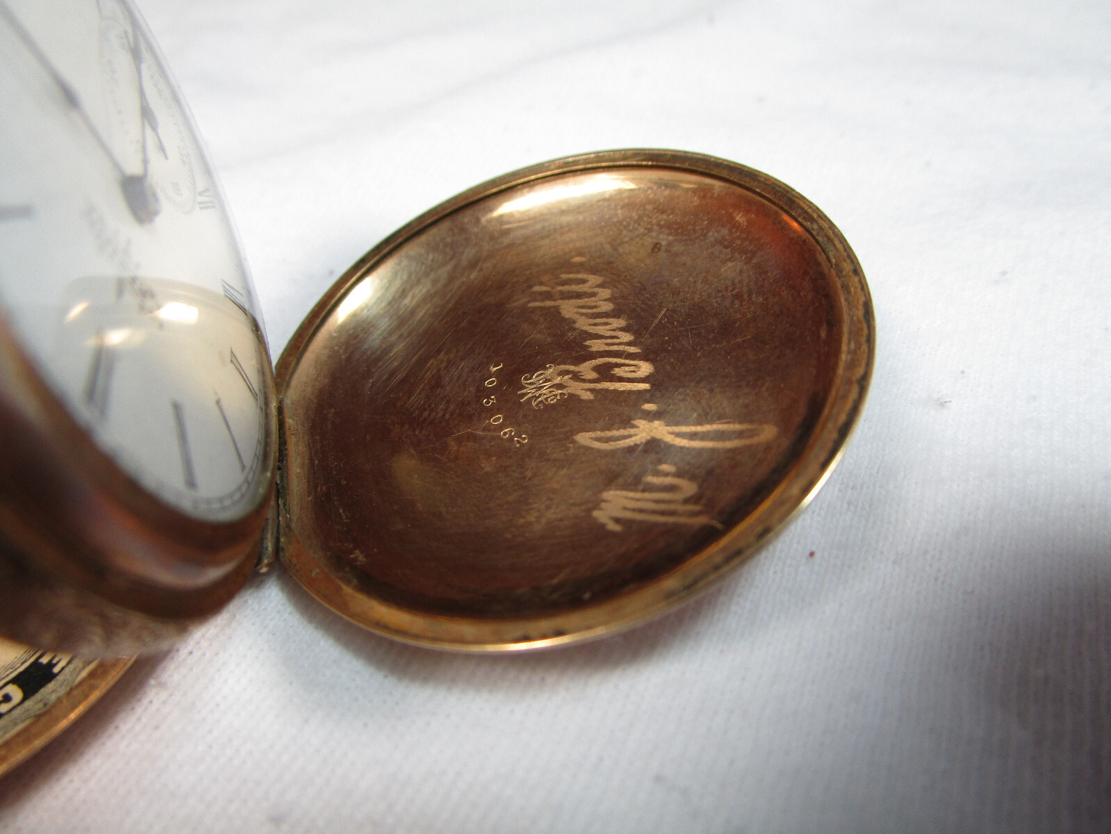 Elgin Solid Gold Pocket Watch* Over Composition 1… - image 11