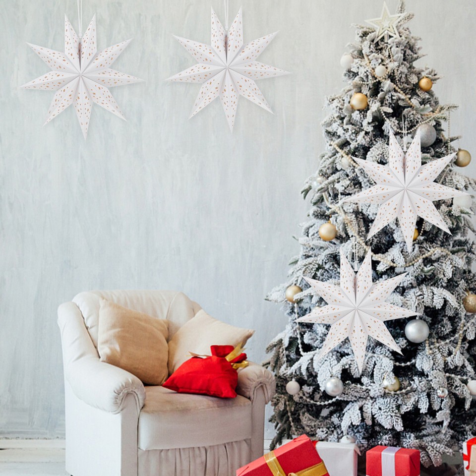 3pcs Christmas Decorative Paper Lantern Christmas Window Lights eBay