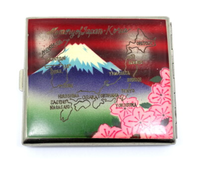 cigarette holder with lighter Vintage Marathon Compact Cigarette Case Lighter Black Enamel Working –  Power Of One Designs