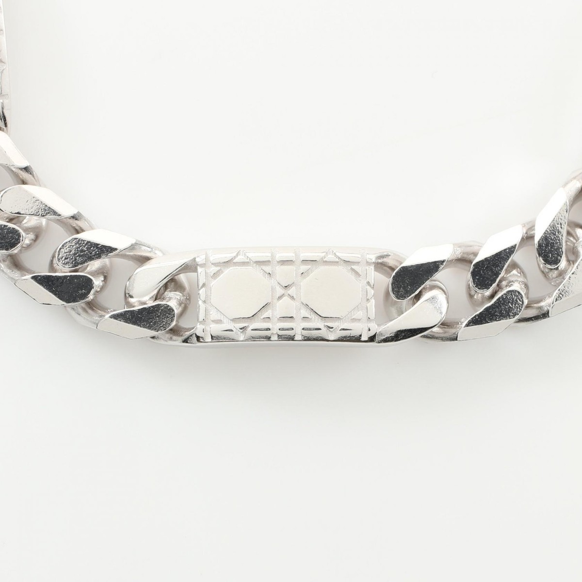 DIOR HOMME Chain Link Cannage Bracelet B3662HOMST990 A