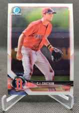 2018 Bowman Chrome Prospects #BCP117 C.J. Chatham Boston Red Sox baseball card