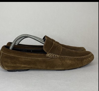 To Boot New York Adam Derrick Sz 9 Brown Suede Loafers EUC 