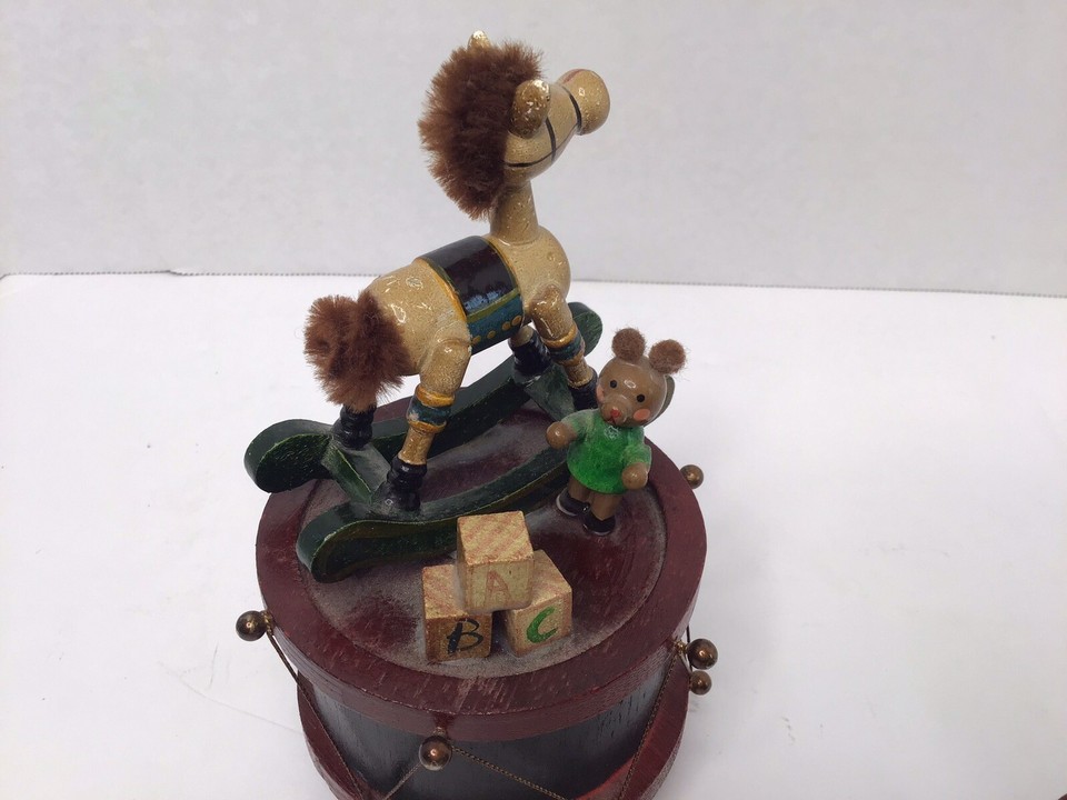 WOODEN TOYLAND Music Box Christmas Wooden Music Box Lot Of 2 eBay