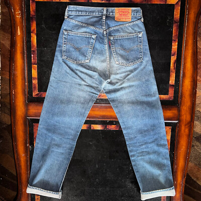 Vtg Levis LVC Selvedge Jeans Japan 502 30x34 Denim Pant Trouser