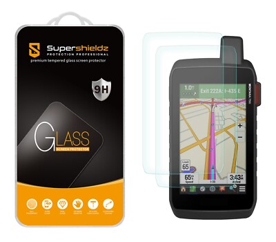 2X Tempered Glass Screen Protector for Garmin Montana 760i/ 750i
