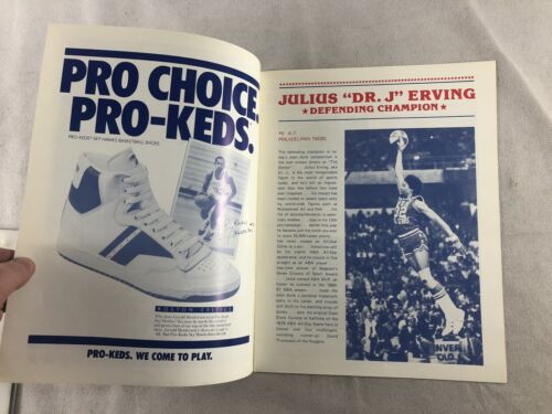 1984 NBA All-Star Saturday Program, 1st Slam Dunk Contest, Old-Timers Game - Picture 4 of 16