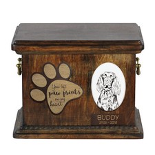 German Wirehaired Pointer - urn for dog ashes, personalized urn with a photo, do