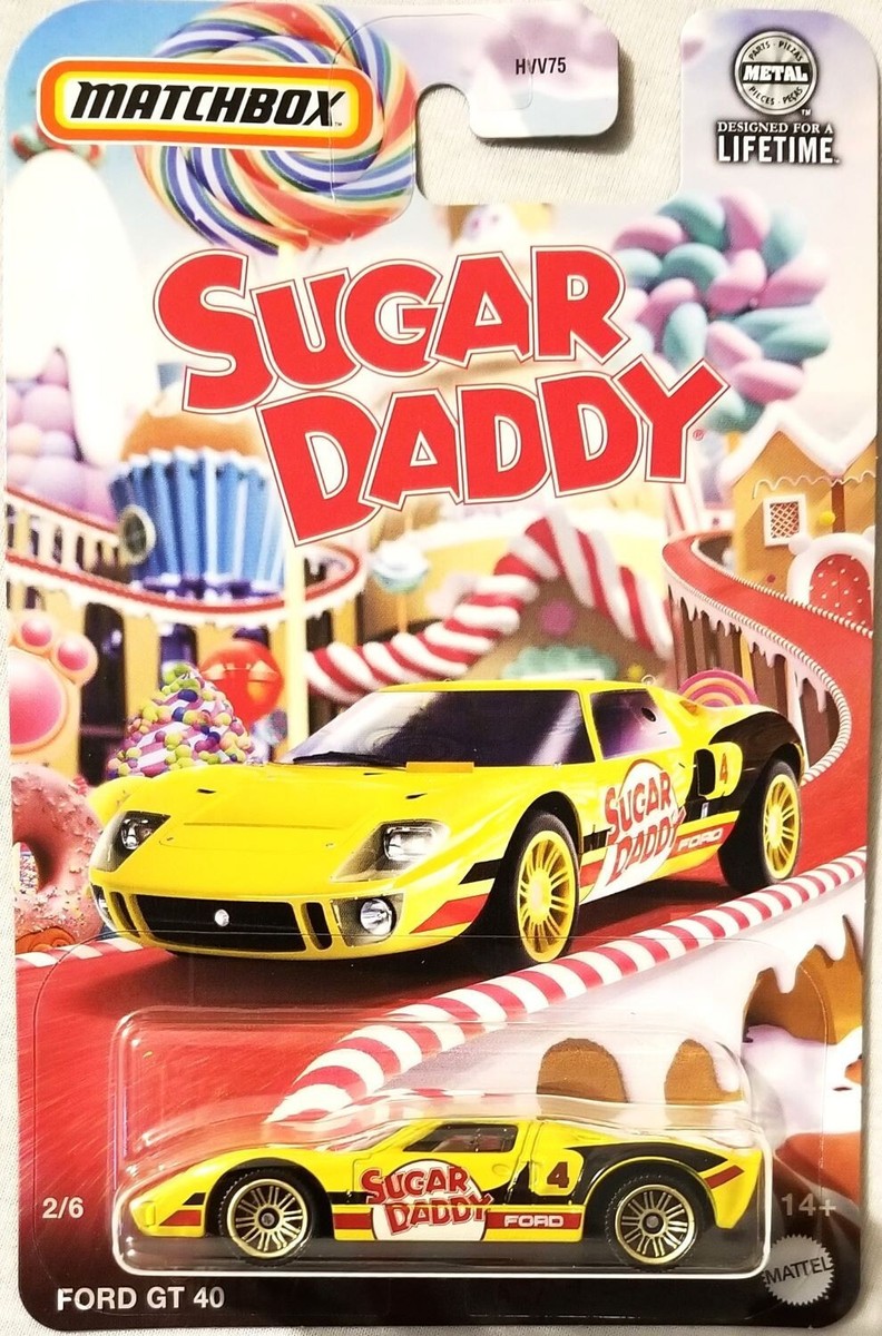 Matchbox - 2023 Candy Series 2/6 Sugar Daddy Ford GT 40