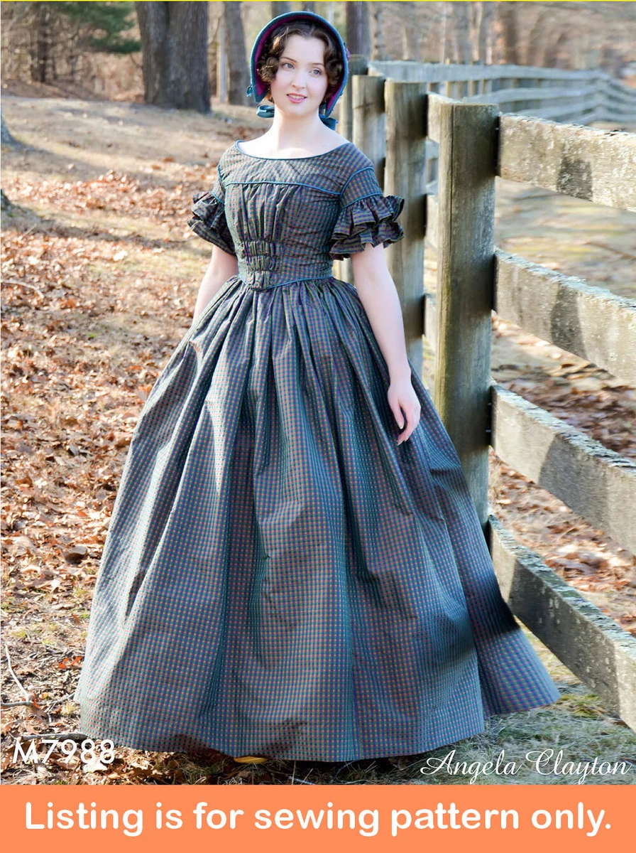 Civil War Dress Pattern for sale | eBay