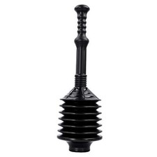 Professional Bellows Accordion Toilet Plunger, High Pressure Thrust Plunge Re...