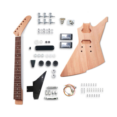 Guitar Kit Electric Guitar Neck 22 Fret Rosewood Fretboard for Neck Replace DIY