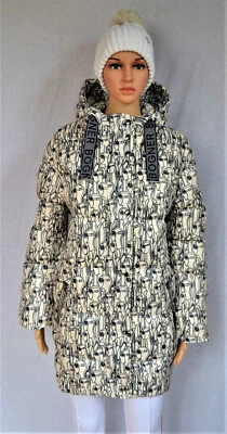 BOGNER FANJA DAMEN DAUNEN MANTEL JACKE PRINT 999 € Gr 36 40 42 44 46 S L XL NEU
