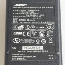 Genuine Bose PSM36W-208 Power Supply for SoundDock Series II III 2 3