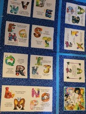 The Amazing Animal Alphabet Cotton Fabric Book Panel