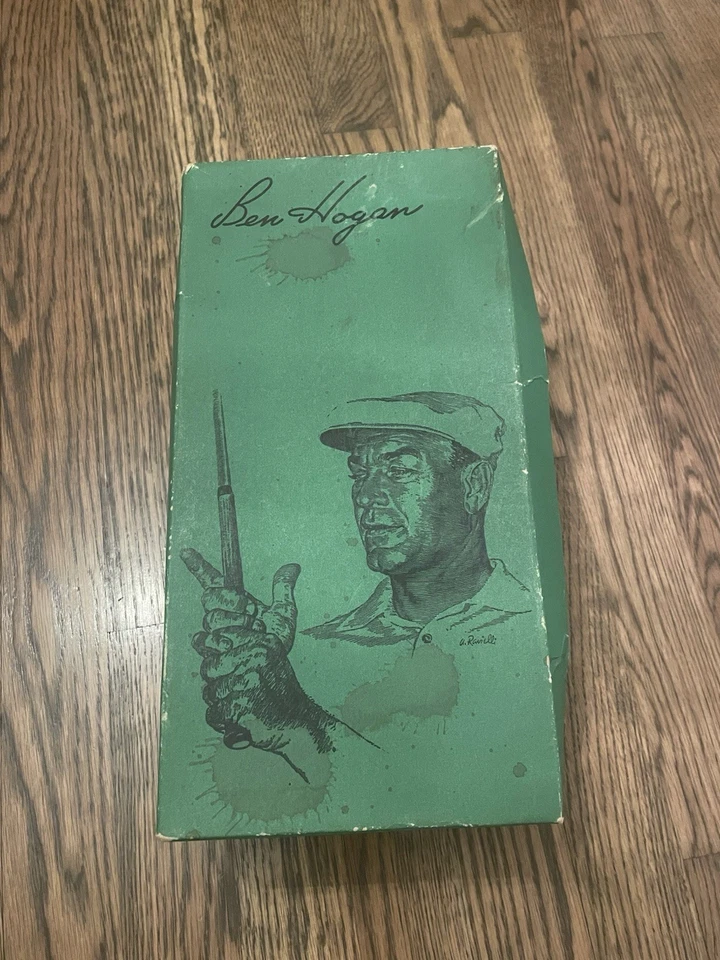 Talla 9 De Colección Ben Hogan Cuero Verde Golf Spike Sillín Zapatos Usados en Excelente Condición con Caja ⛳️ Foto 2 de 4