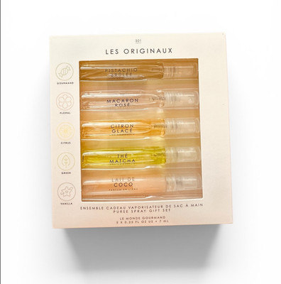 Le Monde Gourmand 5 Original Purse Spray 7ML Pistachio Rose Citron Matcha Coco