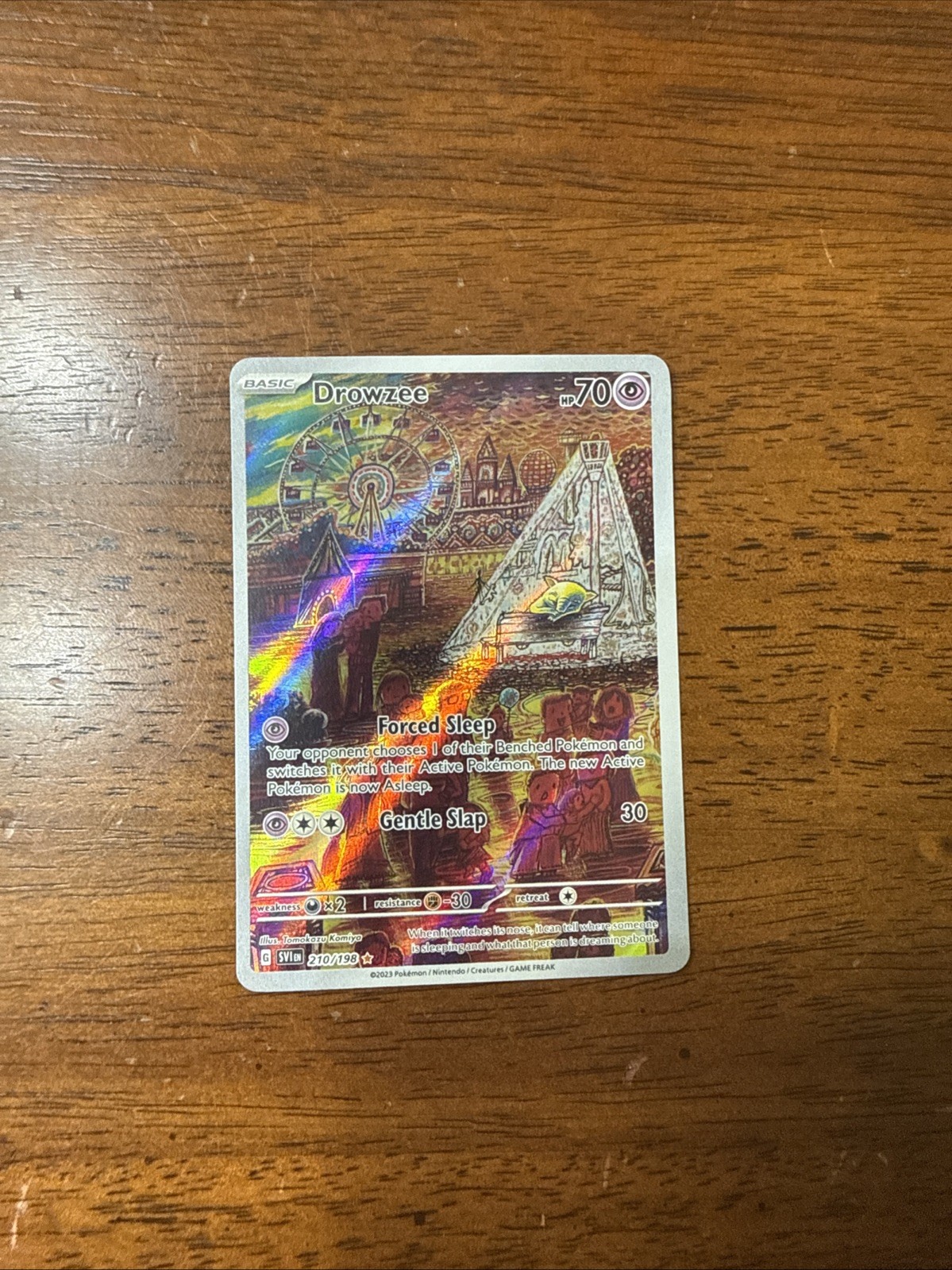 Pokemon TCG Drowzee 210/198 SV01 Scarlet & Violet Illustration Rare Holo