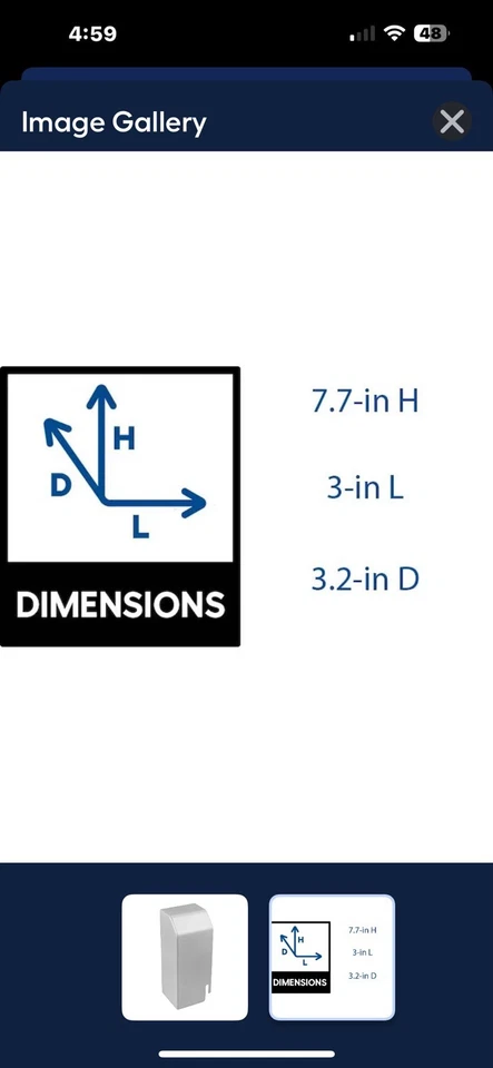 Hydrotherm 3-in Hydronic Slip-on Baseboard Heater Left End Cap - Image 3 of 4
