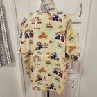 UNIFORM ADVANTAGE UA SCRUBS yellow fall cotton scrub top- size 2X -Happy Harvest — photo 3