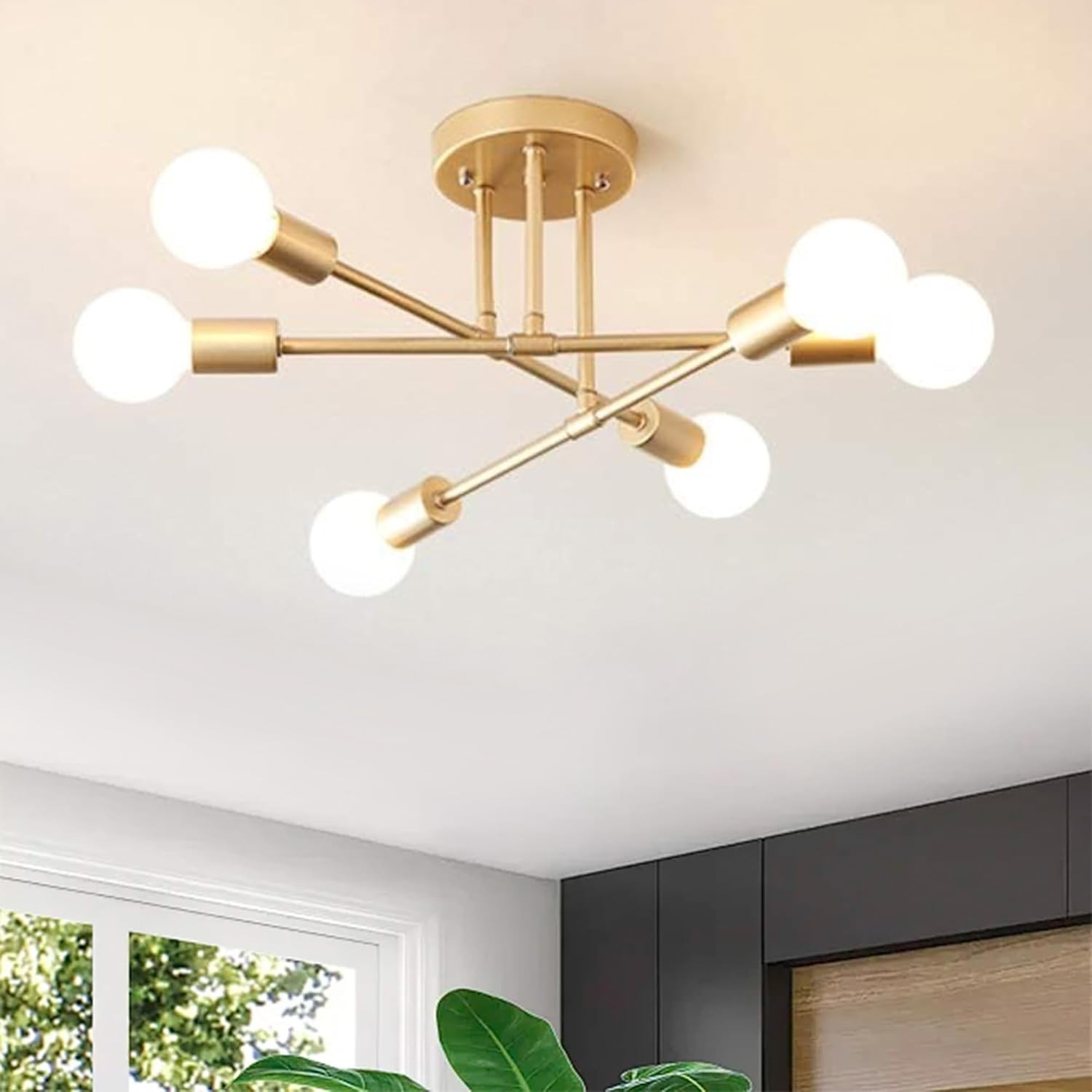 Lampadario Sputnik Industrial DIY E27 - Illuminazione Design Moderno