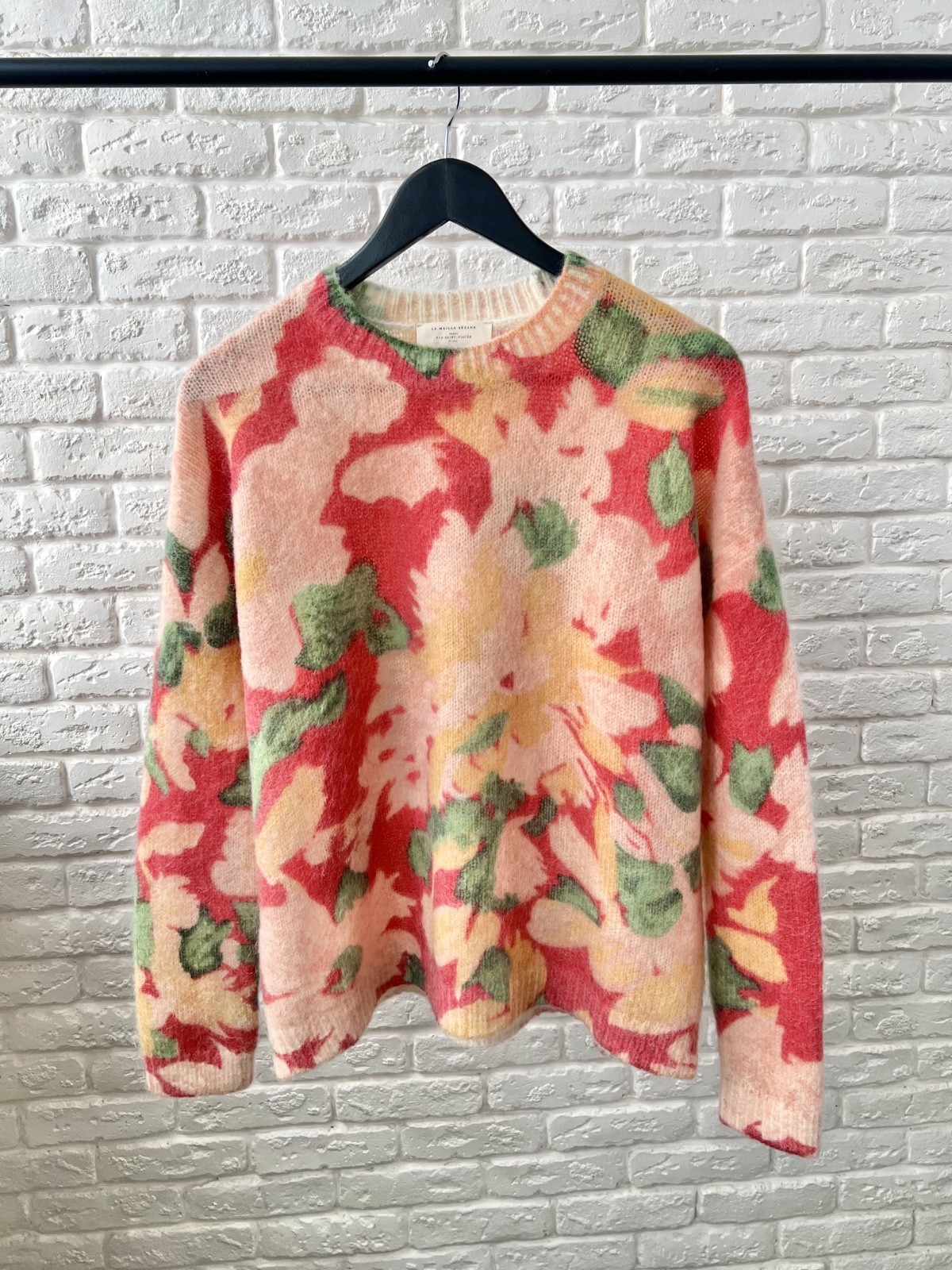 Sezane Paris May Multicolor Knit Wool / Mohair Sweater Women's Size M