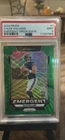 2024 Prizm Caleb Williams Emergent Green Wave PSA 9