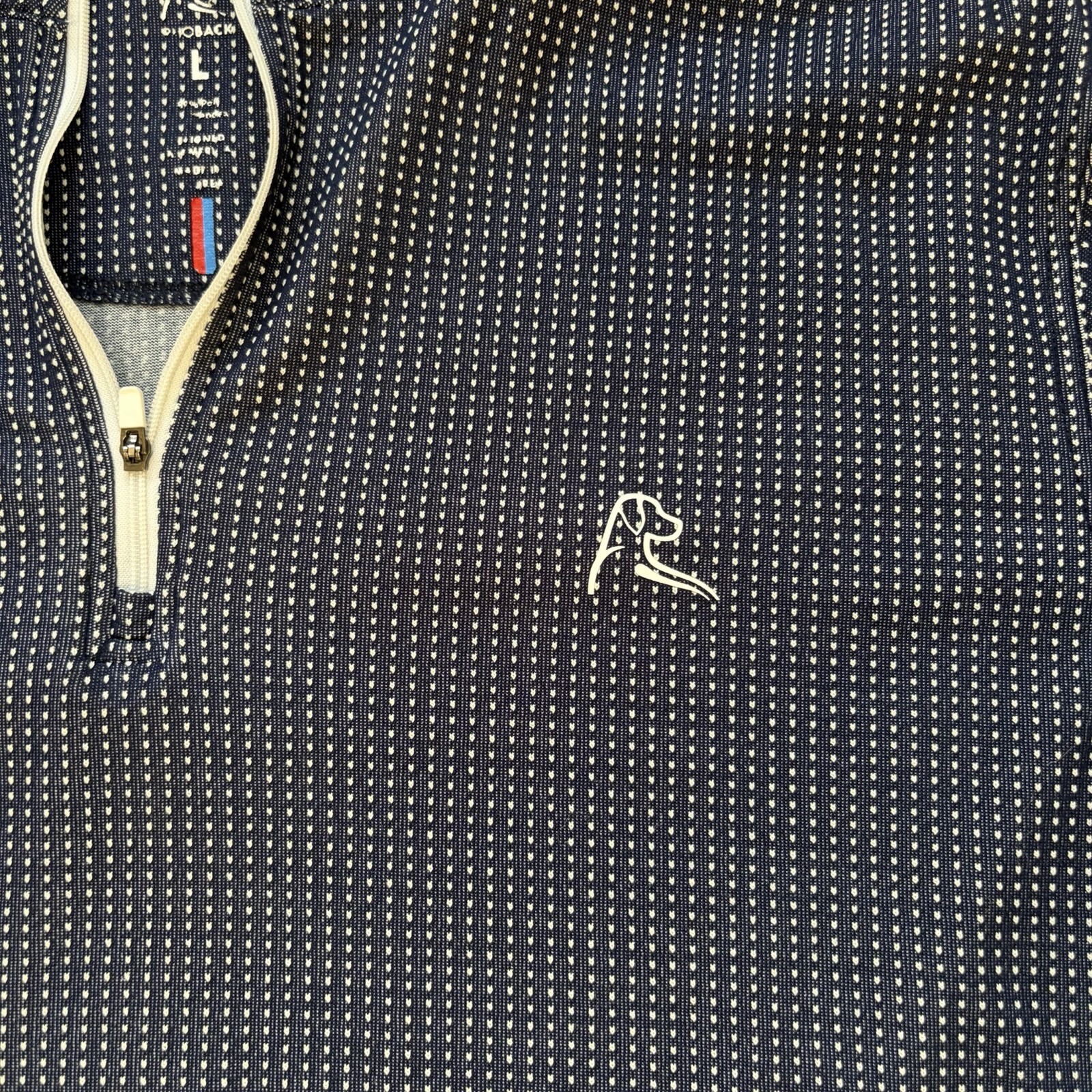 Rhoback Quarter Zip Pullover Performance Golf Blu… - image 2
