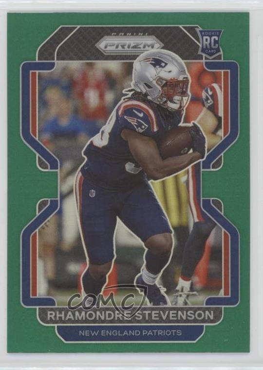 2021 Panini Prizm Rookie Green Prizm Rhamondre Stevenson #367 Rookie RC 0nr3