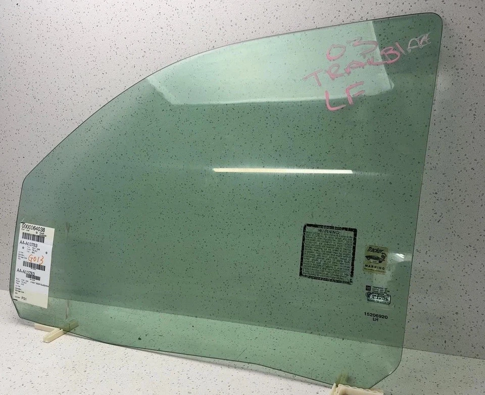 02 03 04 05 06 07 08 09 TRAILBLAZER Front Door Glass/window Chevrolet Left - Image 3 of 4