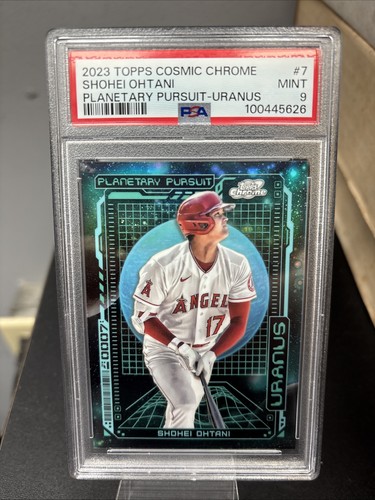 2023 Topps Cosmic Chrome Planetary Pursuit Uranus #PPU-7 Shohei Ohtani Angels