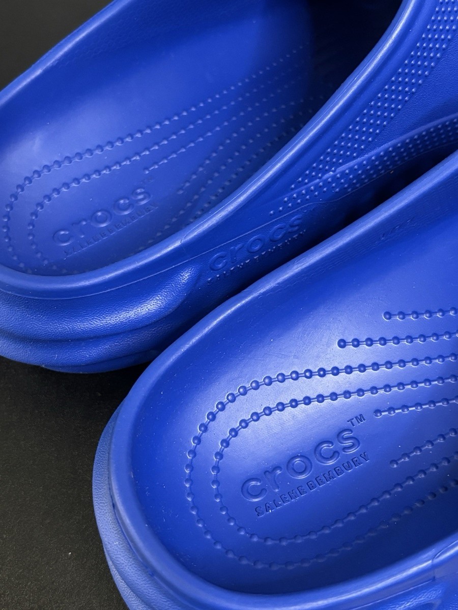 New Crocs Pollex Saru Mule by Salehe Bembury Geneva Blue - Men's