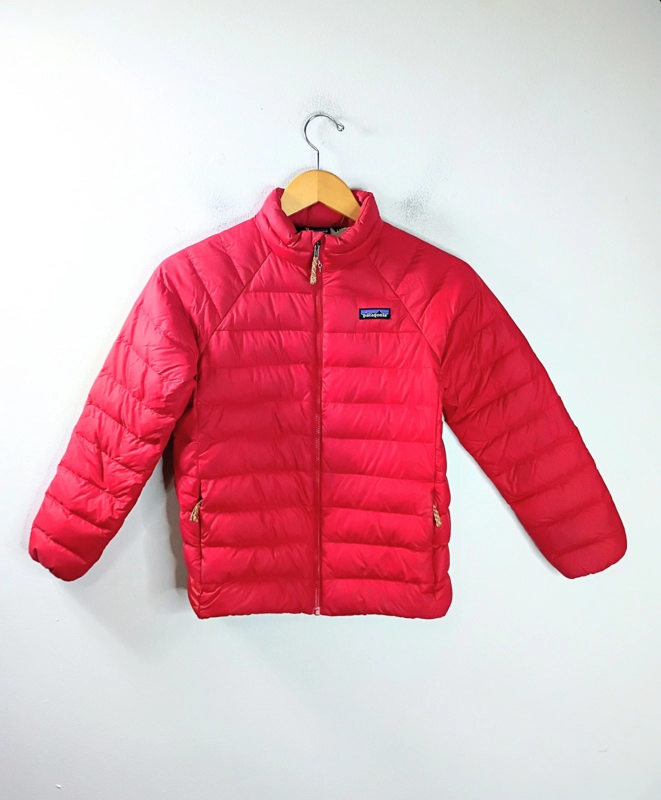 Patagonia Down Sweater Puffer Jacket Red Kid's Medium / 10 Netplus Shells