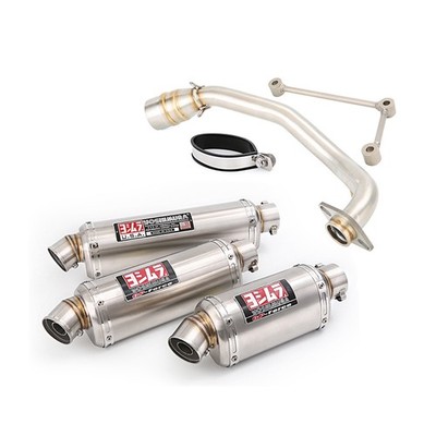 For Yamaha BMS125 Zuma125 2002-2017 Exhaust System Header Pipe Sliver Mufflers