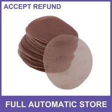 50Pcs Car Wood Sanding Discs Smoothing 5" 800 Grit Brown Aluminum Oxide 0.34 per gallon