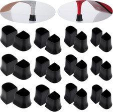 Heel Cap Protectors for High Heel Shoes U Shape 4 Sizes Black 12Pairs Anti-S