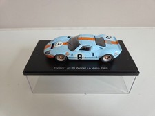 Spark Hachette 1/43 Ford GT40 Rodriguez/Bianchi - #9 Winner Le Mans 1968 READ