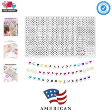 1400 PCS Letter Beads for Jewelry Making Kit, 28 Styles Alphabet Beads for Fr...