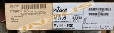 ProSoft Technology MVI69L-MBTCP Modbus Master Communications Module F/W Rev 1.1