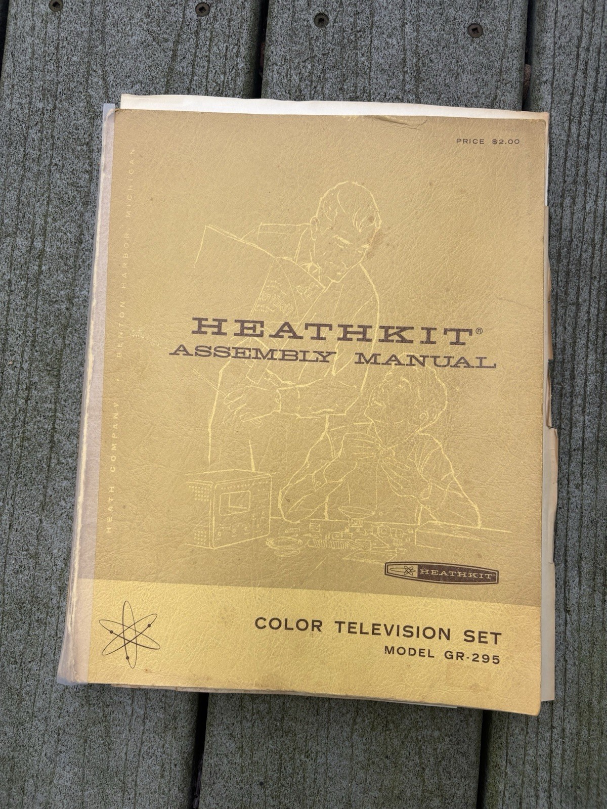 Heathkit Assembly/operation manual GR-295 Color Television Set 1966