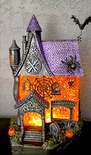 Cracker Barrel Haunted House Glitter Globe 11" Tall Halloween Decor NEW 2025