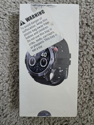 Zl54c Smart Watch Black Brand New Sealed In Box