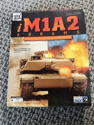 Sealed Vintage Abrams Battle Tank M1A2 Electronic Arts Interactive Magic